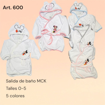SALIDA BAñO TOALLA C/ ESTAMPA T.0 AL 5
