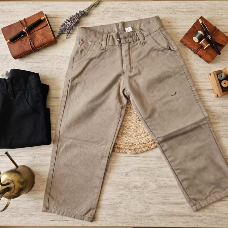 PANTALON NIÑO CORTE CHINO T. 4 AL 16