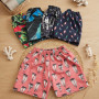 SHORT DE BAñO ESTAMPADO NIñO SIN SUSPENSOR  T2 AL 16