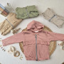 CAMPERA BEBA LISA C/ VOLADO EN PECHO FRUNCE CINTURA T. 2 AL 6
